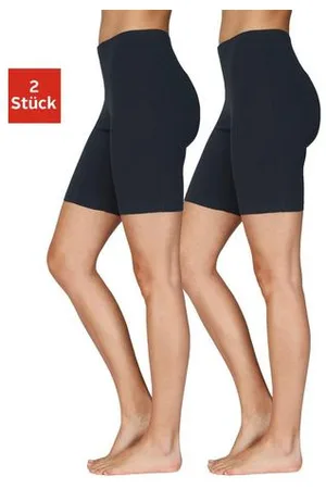 Vivance Fietsbroekje met rubberen tailleband, loungewear (Set van 2)