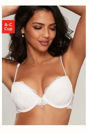 Lascana Push-up-bh met elegante kralendetails, sexy dessous