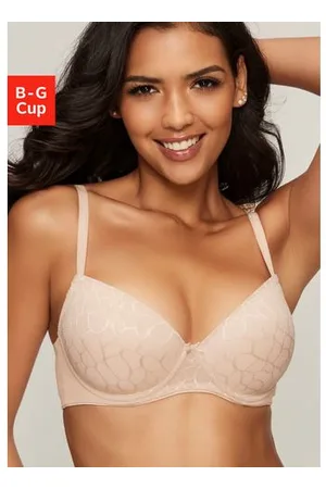 Lascana Bh met steuncups Chiara met grafisch netmotief, dessous