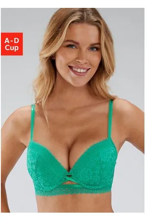 vivance collection Push-up-bh Viola met kant van deels gerecycled polyamide, sexy lingerie