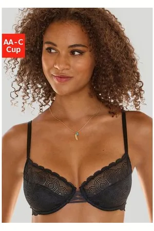 Lascana Beugel-bh met discreet transparant kant, lingerie