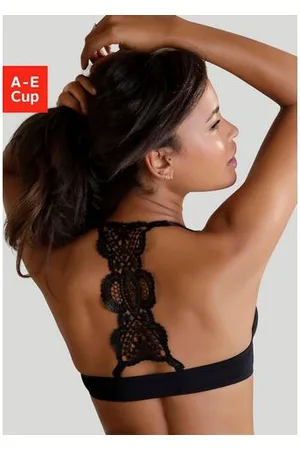 Lascana Push-up-bh ALICIA Kanten achterkant met borduursel, dessous