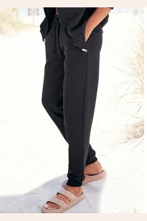 Lascana Sweatbroek Relaxbroek van biologische katoen, loungewear