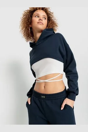 Lascana Hoodie Cropped hoodie met bijpassende top