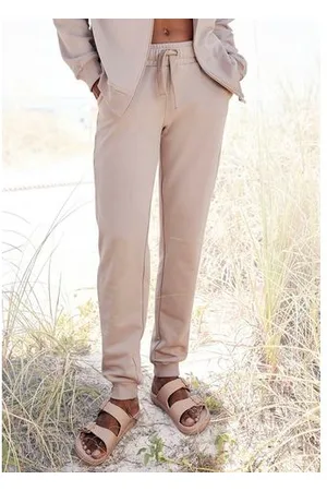 Lascana Sweatbroek Relaxbroek van biologische katoen, loungewear