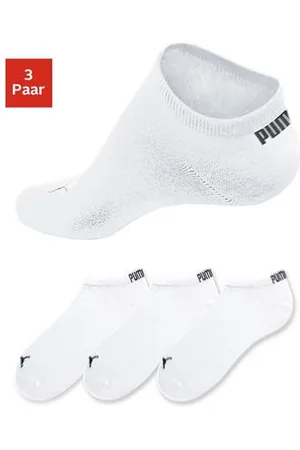 PUMA Sneakersokken met ingebreid logo (3 paar)