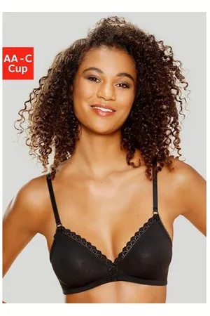 Lascana Bralette-bh zonder beugels, gemaakt van biologisch katoen