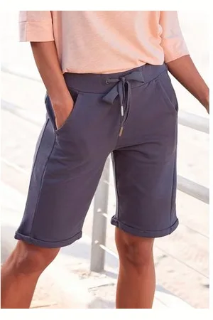 ELBSAND Sweatbermuda Brinjana met zakken, shorts, korte broek, joggingbroek