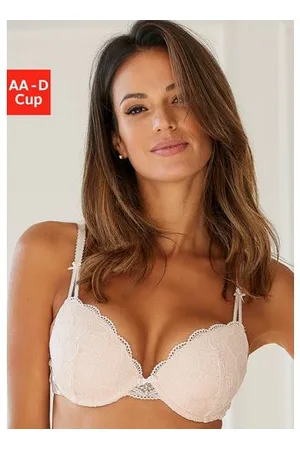 Lascana Push-up-bh Nikoletta met opwindende bandjes aan de zijkanten, sexy lingerie, sexy ondergoed
