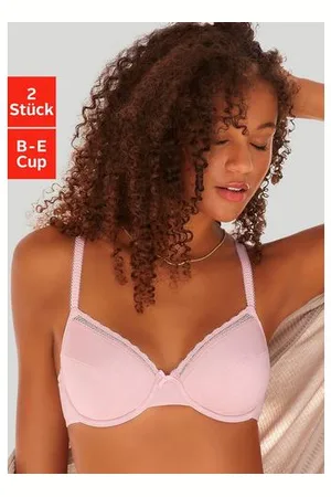 Nuance Beugel-bh van zacht katoen, basic dessous (Set van 2)