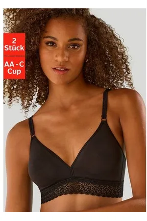 Petite Fleur Bralette-bh zonder beugels in een attractieve verpakking met 2 stuks (Set van 2)