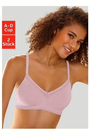 Nuance Soft-bh zonder beugels van zacht katoen, basic lingerie (Set van 2)