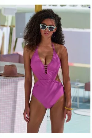 Buffalo Monokini met sierbandjes