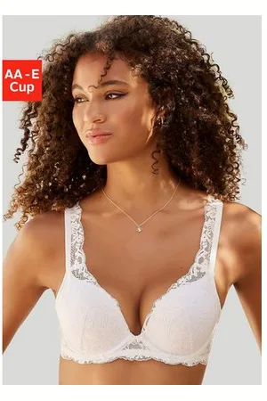 Lascana Push-up-bh rondom van prachtige, gebloemde kant, dessous