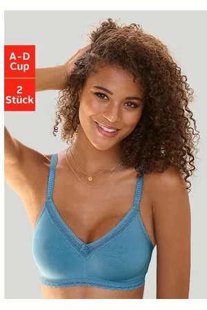 Nuance Soft-bh zonder beugels van zacht katoen, basic lingerie (Set van 2)