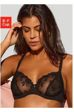 Nuance Beugel-bh gemaakt van uniek kant in een zomerse look, lingerie