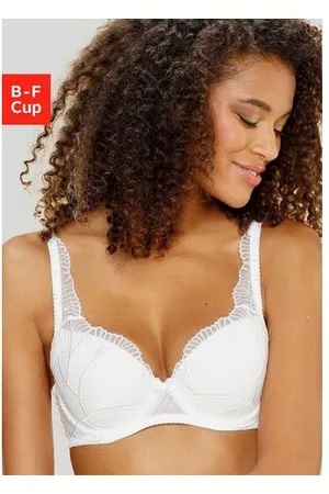 Lascana Bh met steuncups met borduurkant en kanten bandjes, sexy dessous