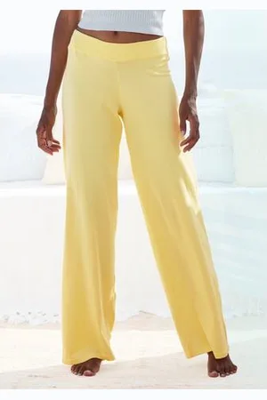 Lascana Tricotbroek -Loungebroek met wijd been, loungewear