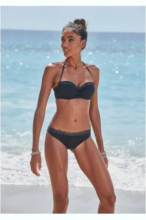 Jette Joop Beugelbikini in bandeaumodel met glinsterende inzetten