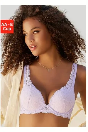 Lascana Push-up-bh rondom van prachtige, gebloemde kant, dessous
