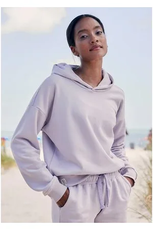 Lascana Hoodie van biologische katoen, loungewear