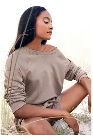 Lascana Sweatshirt Loungeshirt van biologische katoen, loungewear
