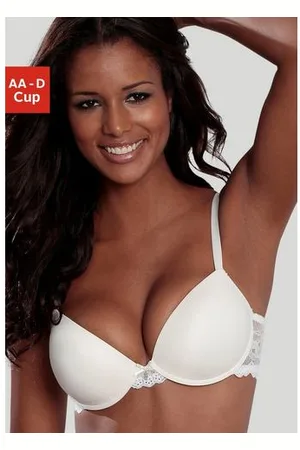 Lascana Push-up-bh met beugel en kanten achterkant, dessous