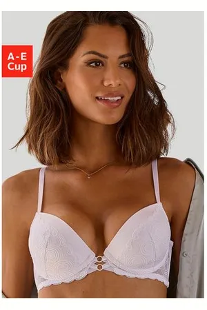 Lascana Push-up-bh met sexy bandjes aan de voorkant, lingerie