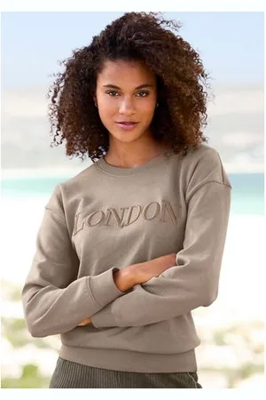 Bench Sweatshirt -Loungeshirt met london borduursel, loungewear