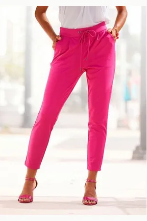 Lascana Comfortbroek met zakken, joggingbroek, elegant-sportief, jerseybroek
