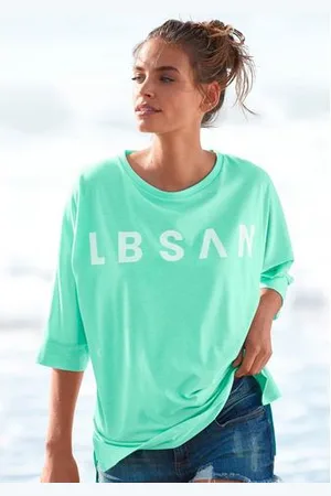 ELBSAND Shirt met 3/4-mouwen IDUNA gemaakt van een katoenmix, losse pasvorm, sportief-casual