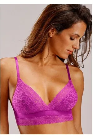 vivance collection Bralette-bh Viola zonder beugels, trendy triangel beha, lingerie