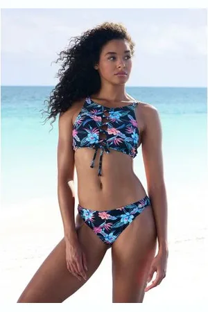 KangaROOS Bikinibroekje Agave met bloemenprint