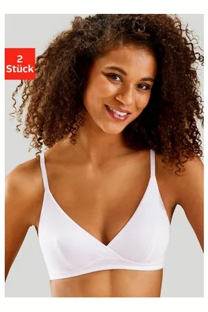 Petite Fleur Soft-bh zonder beugels van zijdezacht modal (Set van 2)