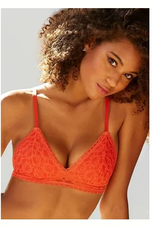 QS by s.Oliver Bralette Clarissse zonder beugels van fijn, gebloemd kant zonder sluiting en beugels