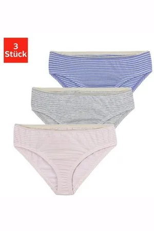 vivance collection Bikinibroekje in streepdesign (set, 3 stuks)