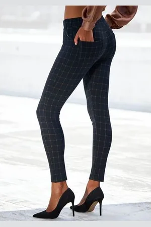 Lascana Legging met geruit design