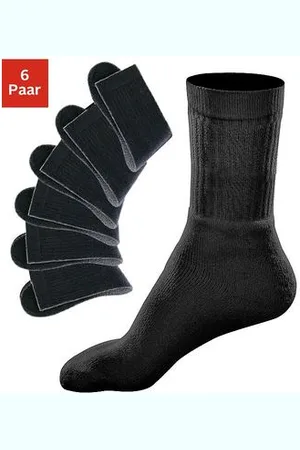 Go In Tennissokken met geribde schacht (set, 6 paar)