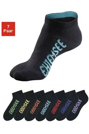 CHIEMSEE Sneakersokken met gekleurde logo’s (set, 7 paar)