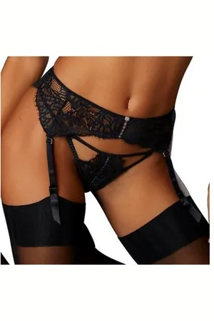 Jette Joop Jarretelgordeltje van transparant kant, sexy lingerie, sexy ondergoed
