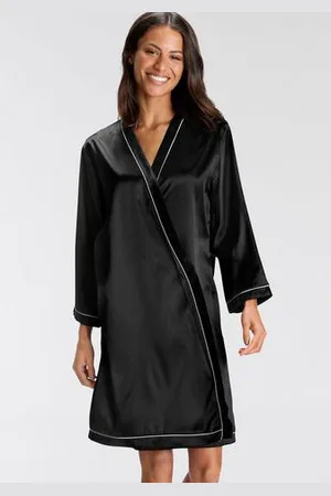 Bruno Banani Kimono met contrasterende paspel-details
