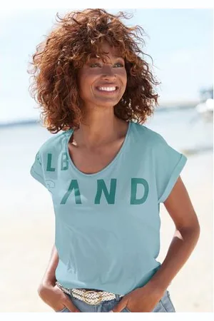 ELBSAND T-shirt gemaakt van zachte jersey, shirt met korte mouwen, sportief en comfortabel