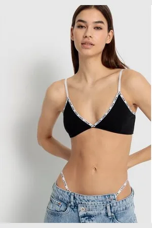 Lascana Bralette met logoprint (1-delig)