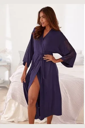 Lascana Kimono met kanten details