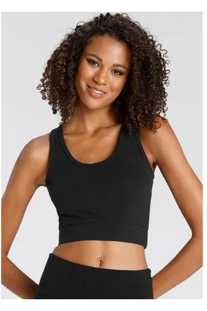 Lascana Sporttop Crop-top met brede bandjes