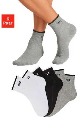 H.I.S Sportsokken Korte sokken met frotté & versterkte belastingzones (set, 6 paar)
