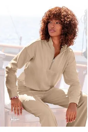 H.I.S Sweatshirt Troyer met opstaande kraag Troyer in maritieme stijl, loungewear