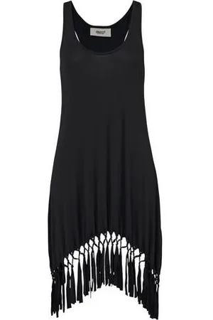 beachtime Lang shirt met franjes, blousejurk, strandjurk