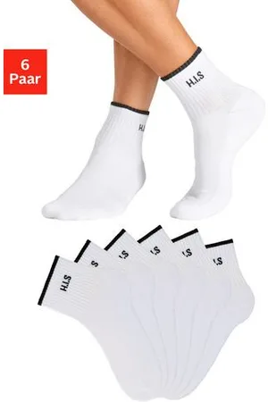 H.I.S Sportsokken Korte sokken met frotté & versterkte belastingzones (set, 6 paar)