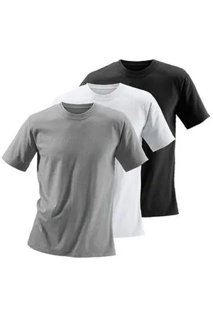 H.I.S T-shirt van katoen, perfect als ondershirt (set, 3-delig)